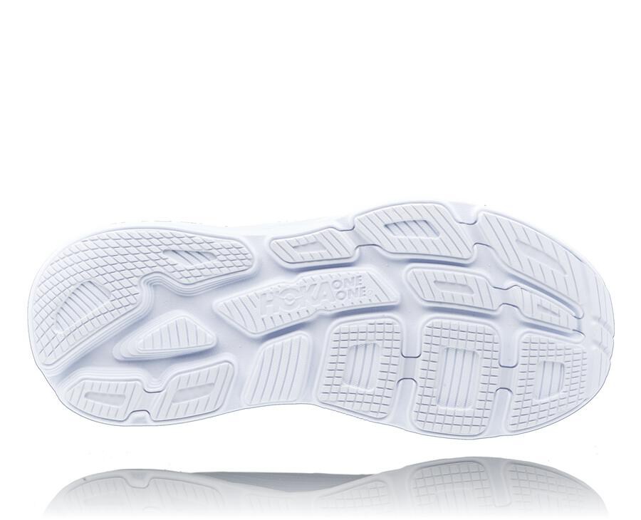 Hoka Australia One One Bondi 6 - Mens Running Shoes White - NQAVH-1469